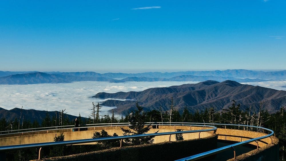 Great Smoky - Early morning light at Clingmans Dome