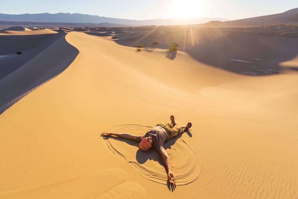 Sand dunes in Death Valley National Park