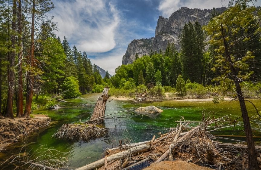 Kings river in Sequoia and Kings canyon national park, California.