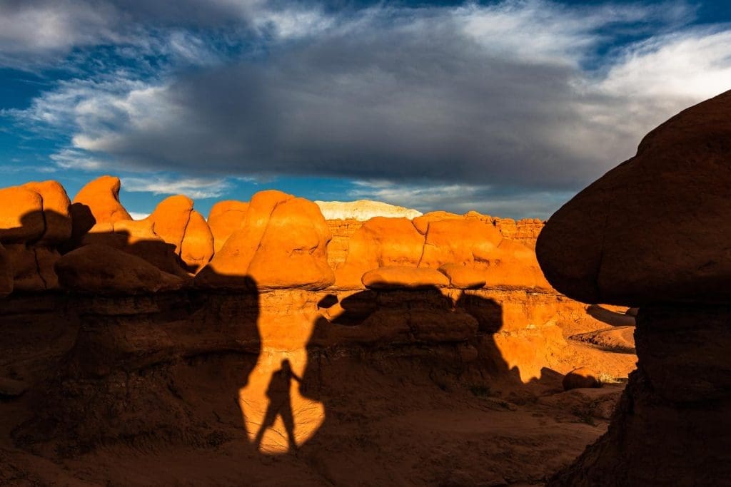 Goblin Valley at sunset