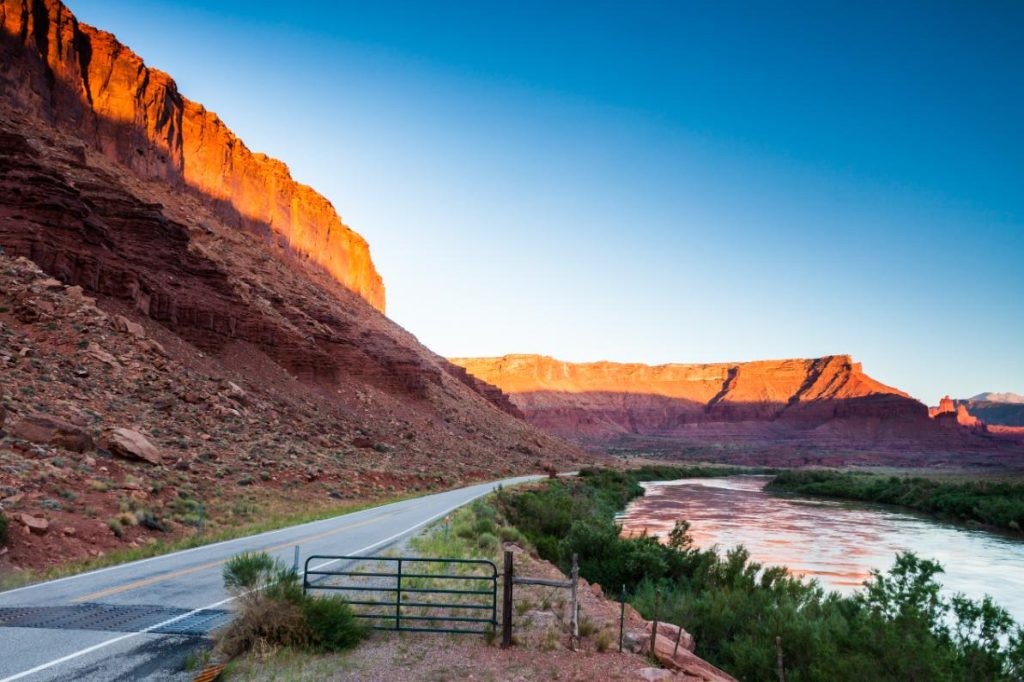 Castleton Road in La Sal