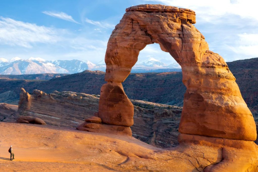 The Delicate Arch - a symbol of Utah, USA