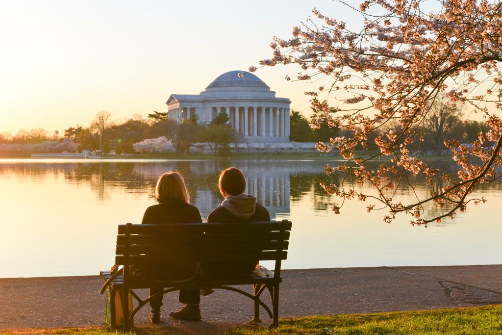 Washington,Dc,-,Thomas,Jefferson,Memorial,During,Cherry,Blossom,Festival