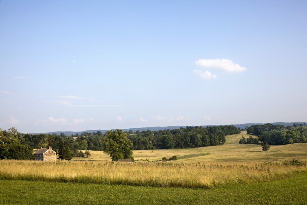 Why did Washington go to Valley Forge?