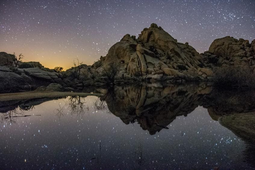 Where is the best area for stargazing in Joshua Tree National Park?
