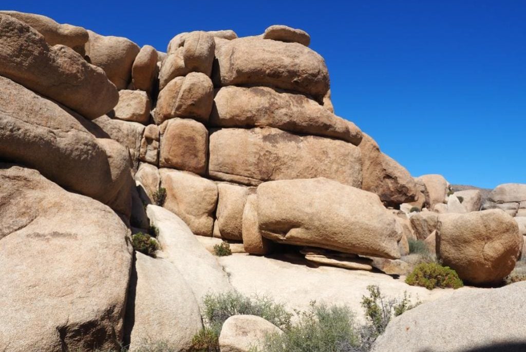 Where do giant marbles in Joshua Tree National Park come from?