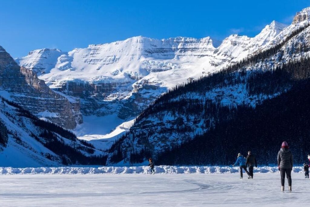 Can you visit Lake Louise by car?
