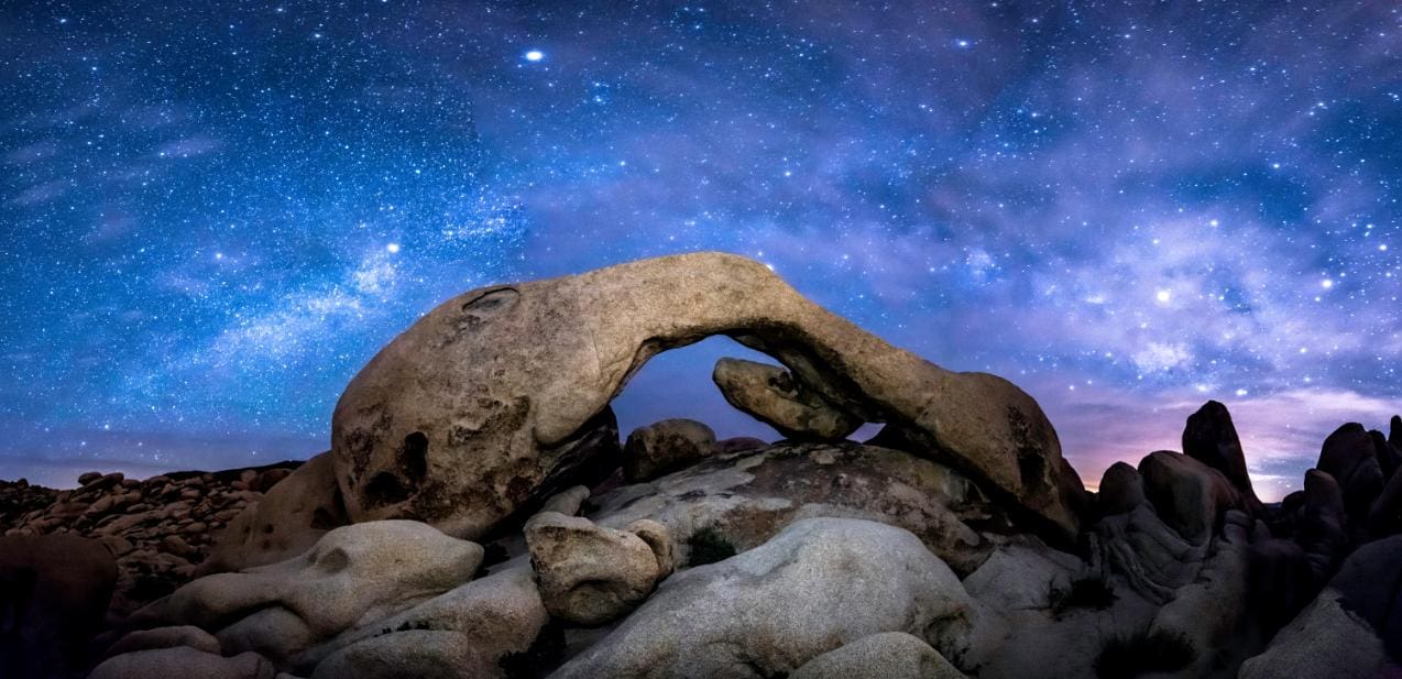 Is Joshua Tree’s lunar-like landscape the best place for moongazing?