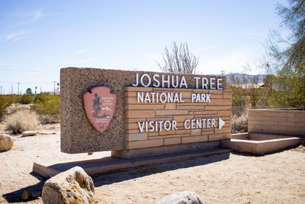 What is the most ideal entrance route for Joshua tree this season?