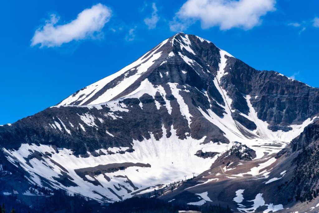 What are the mountain ranges near Big Sky?