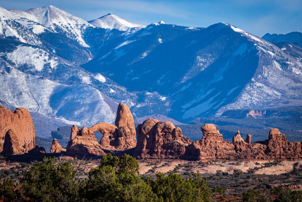 What makes the La Sal Mountains special?