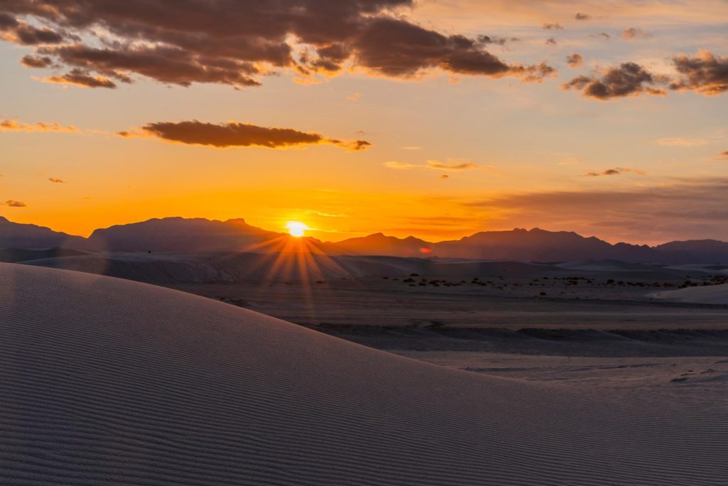 What is White Sands National Park known for?