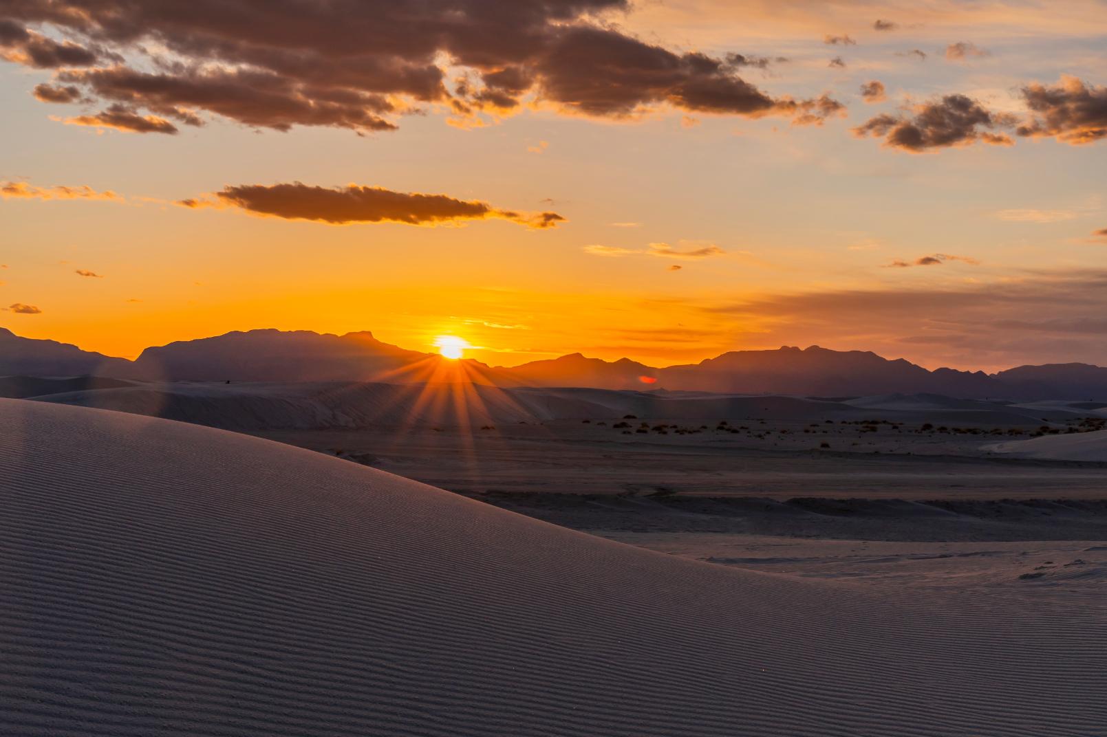 What is White Sands National Park known for?